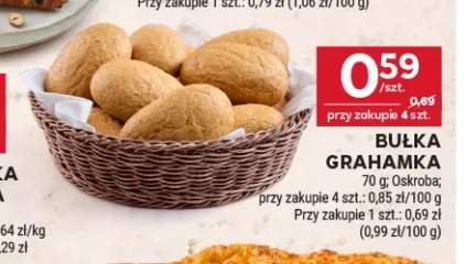 Bułka grahamka Oskroba