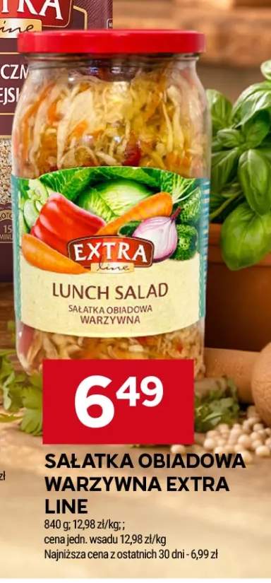 Sałatka obiadowa warzywna Extra Line