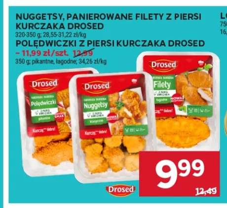 Nuggetsy z piersi kurczaka Drosed +3 warianty