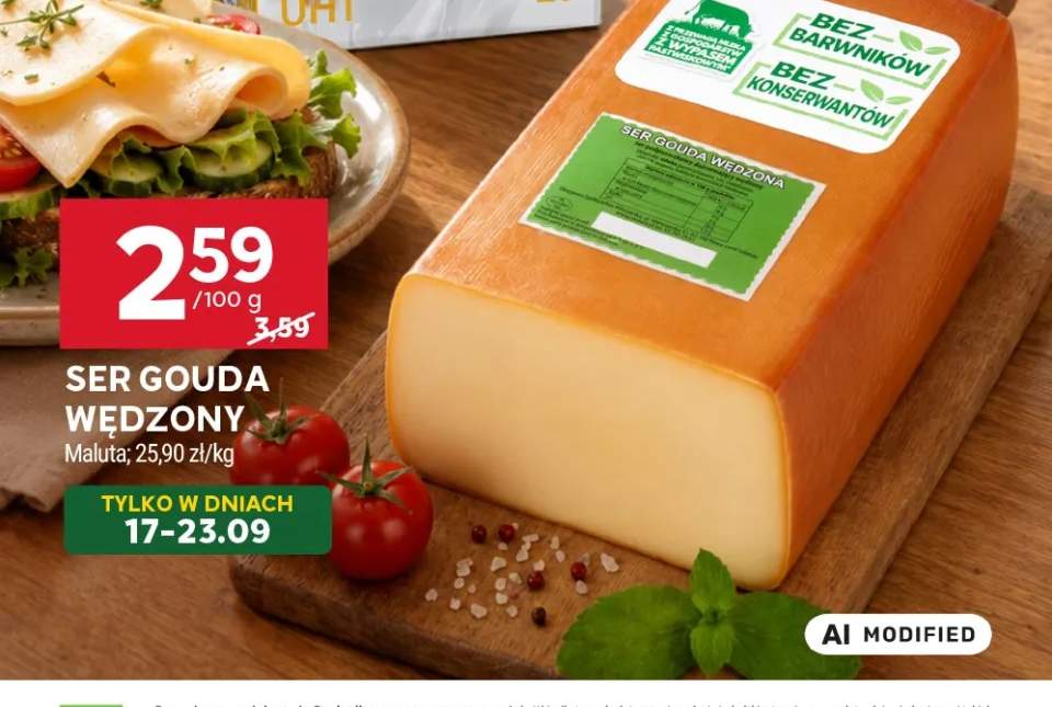 Ser gouda wędzony Maluta