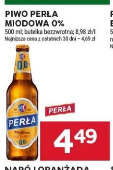 Piwo bezalkoholowe Perła Miodowa