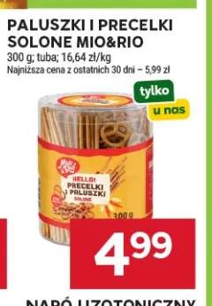 Paluszki i precelki solone Mio & Rio