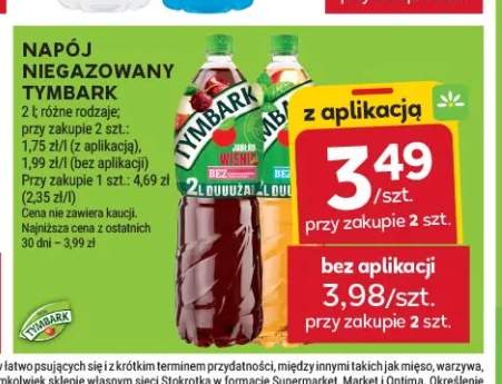 Napój niegazowany Tymbark