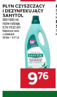 Płyn czyszczący i dezynfekujący Sanytol