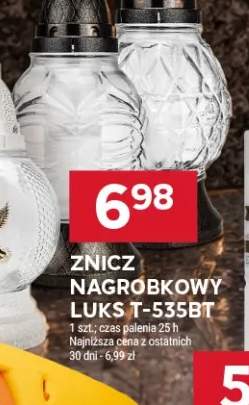 Znicz nagrobkowy Luks T-535BT