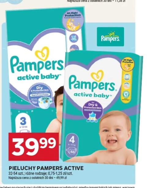 Pieluchy Pampers Active