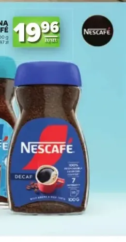 Kawa rozpuszczalna bez kofeiny Nescafé