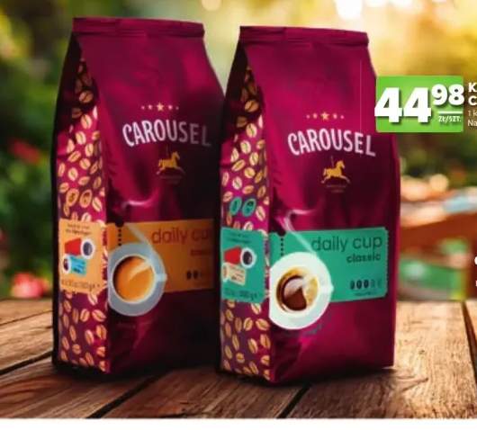 Kawa ziarnista Carousel Daily Cup classic +1 wariant
