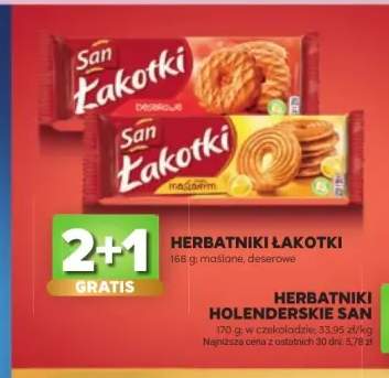 Herbatniki Łakotki deserowe San +1 wariant