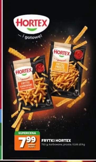 Frytki karbowane Hortex +1 wariant