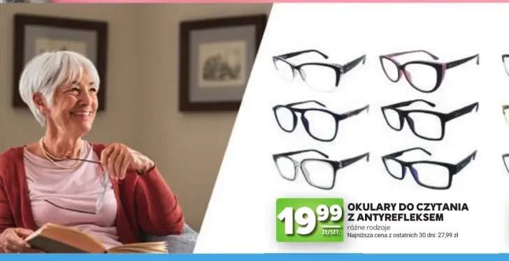 Okulary do czytania z antyrefleksem American Way
