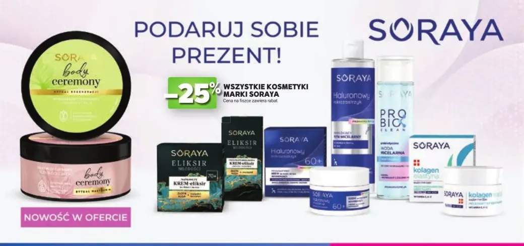 Kosmetyki marki Soraya +7 wariantów