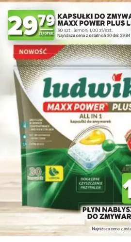 Kapsułki do zmywarki Maxx Power Plus Ludwik lemon
