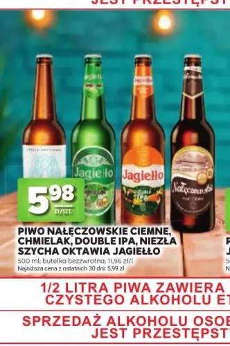 Piwo Nałęczowskie ciemne Jagiełło +3 warianty