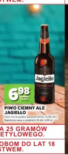 Piwo Ciemny Ale Jagiełło
