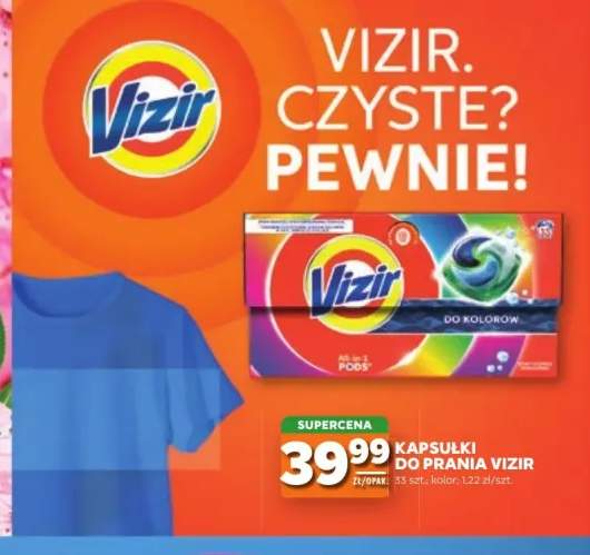 Kapsułki do prania Vizir kolor