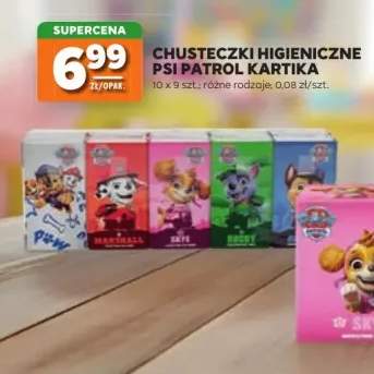 Chusteczki higieniczne Psi Patrol Kartika 10-pak