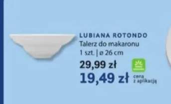 Talerz do makaronu 26 cm Lubiana Rotondo