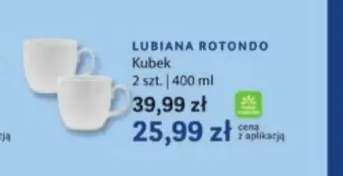 Kubek 2-pak 400 ml Lubiana Rotondo