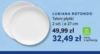 Talerz płytki 2-pak 27 cm Lubiana Rotondo