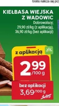 Kiełbasa wiejska z Wadowic Dobrowolscy