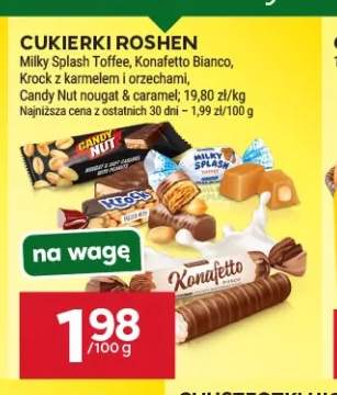 Cukierki Roshen Milky Splash Toffee +3 warianty