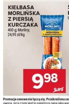 Kiełbasa morlińska z piersią kurczaka Morliny