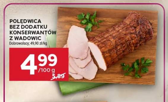 Polędwica bez dodatku konserwantów z Wadowic Dobrowolscy