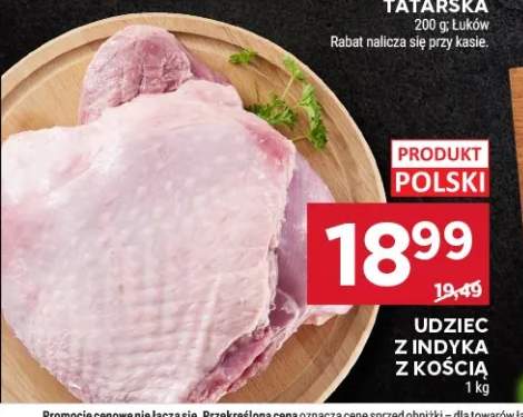 Udziec z indyka z kością