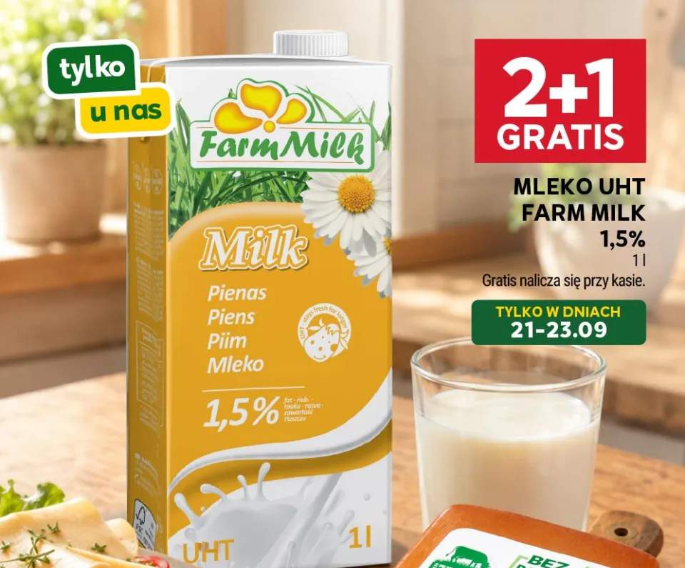 Mleko UHT Farm Milk 1,5%