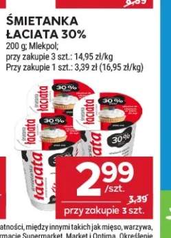 Śmietanka Łaciata 30%