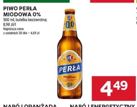 Piwo bezalkoholowe Perła Miodowa