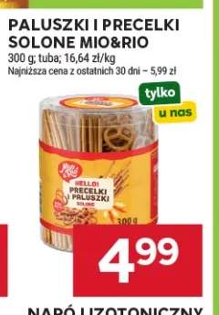Paluszki i precelki solone Mio & Rio