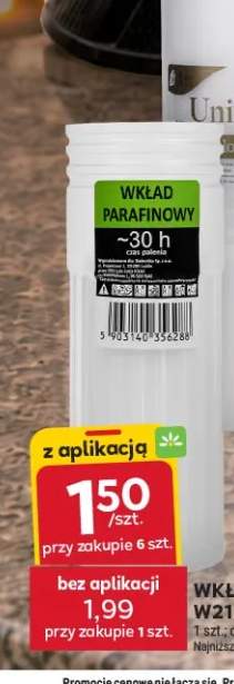 Wkład parafinowy W21