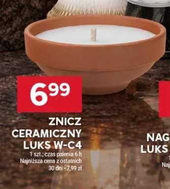 Znicz ceramiczny Luks W-C4