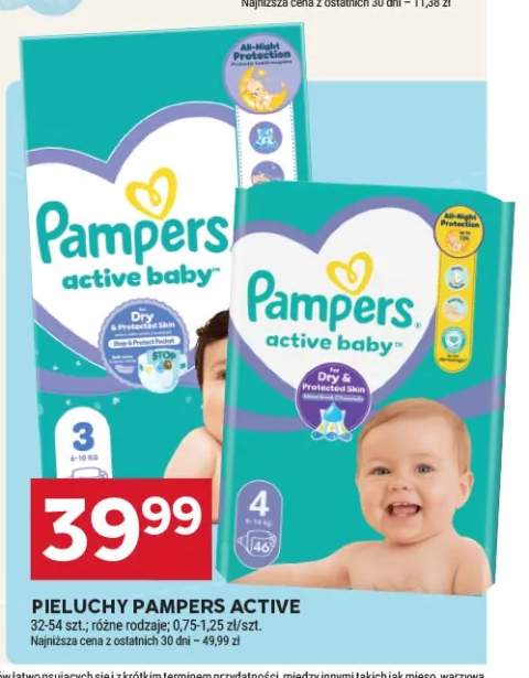 Pieluchy Pampers Active Baby