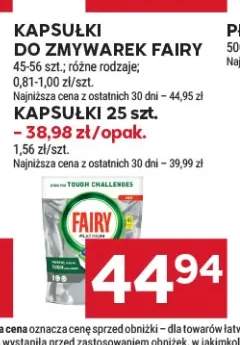 Kapsułki do zmywarek Fairy