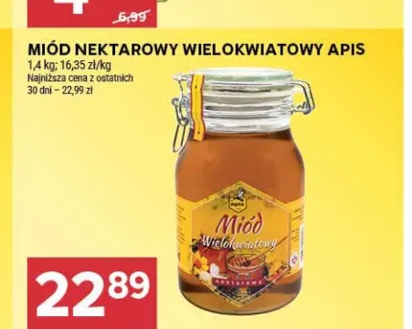 Miód nektarowy wielokwiatowy Apis