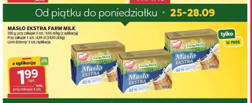 Masło ekstra Farm Milk