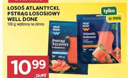 Łosoś atlantycki wędzony na zimno Well Done +1 wariant