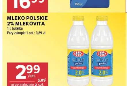 Mleko polskie Mlekovita 2%