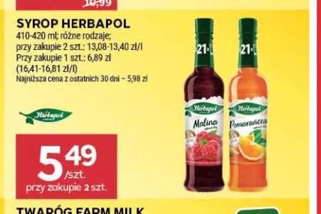 Syrop Herbapol malina +1 wariant