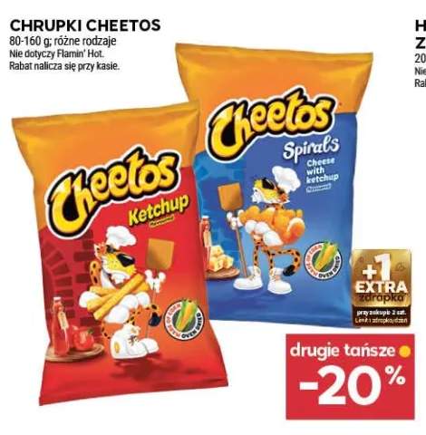 Chrupki Cheetos ketchup +1 wariant