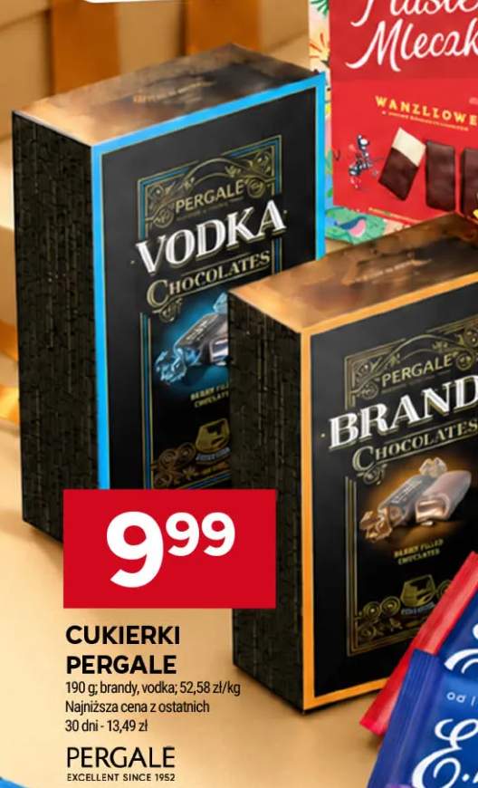 Cukierki Pergalė brandy +1 wariant