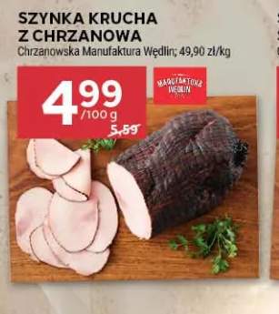 Szynka krucha z Chrzanowa Chrzanowska Manufaktura Wędlin