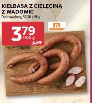 Kiełbasa z cielęciną z Wadowic Dobrowolscy