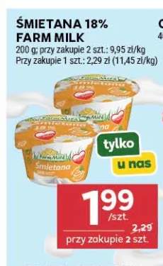 Śmietana Farm Milk 18%