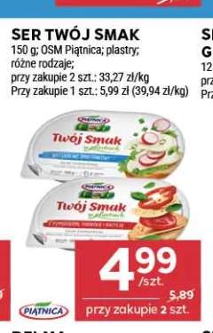 Ser w plastrach Twój Smak OSM Piątnica