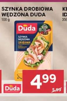 Szynka drobiowa wędzona Duda