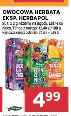 Owocowa herbata ekspresowa Herbapol Idziemy na jagody +2 warianty